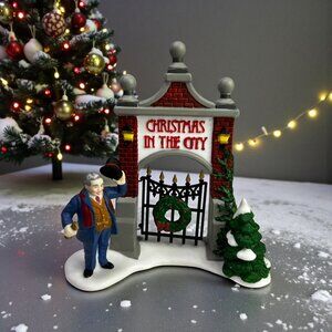 Dept 56 A Key To The City Sign Christmas in the City Village Accessory From 1995